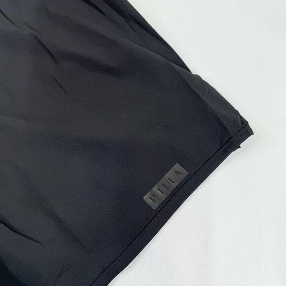 P'tula Training Shorts Womens Large Black Comfort Athletic New Elastic Waist - Picture 8 of 9